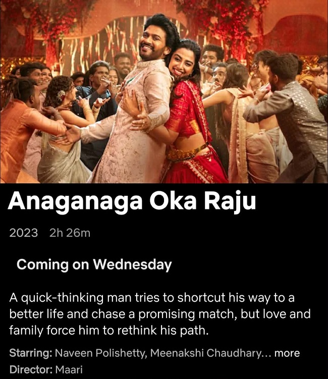 Anaganaga Oka Raju