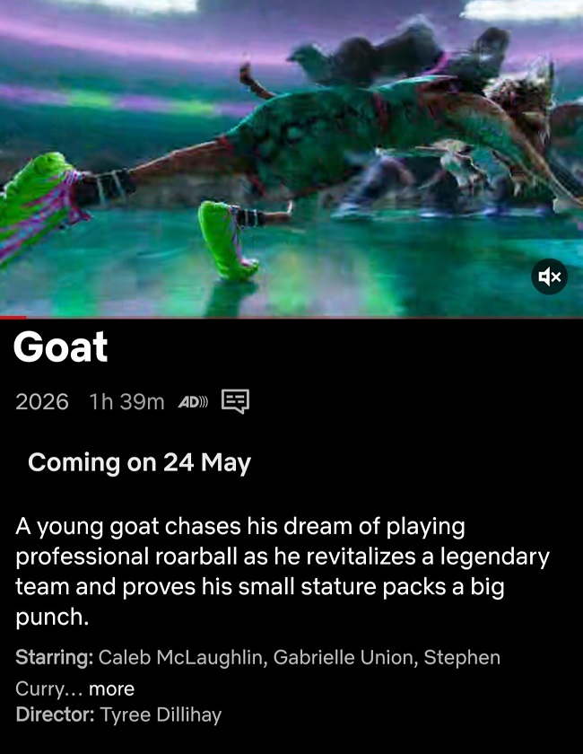 GOAT Netflix India release date