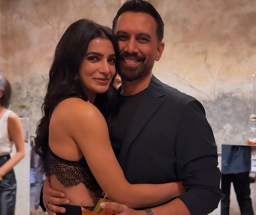 Samantha and Raj Nidimoru expecting first child